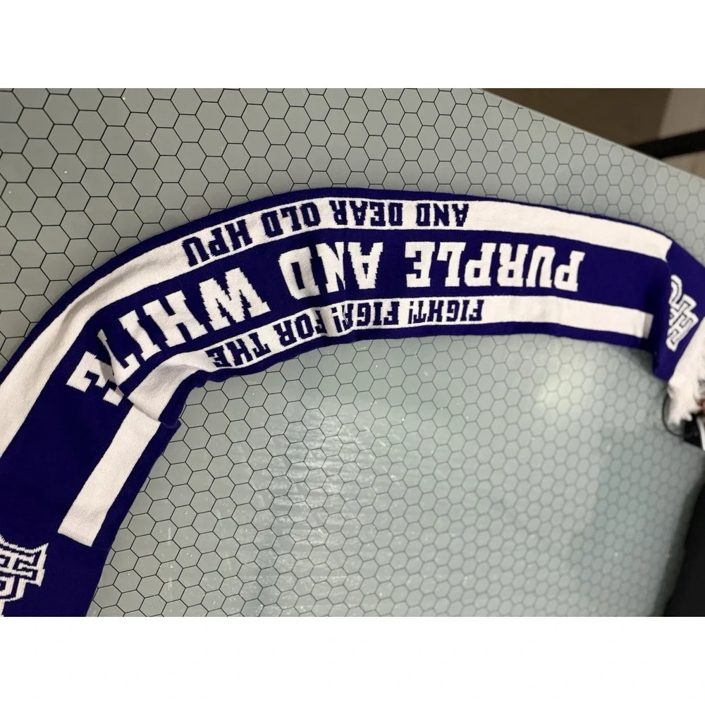 HIGH‎ POINT UNIVERSITY SCARF HPU PANTHERS KNITTED CLASSIC DOUBLE SIDED